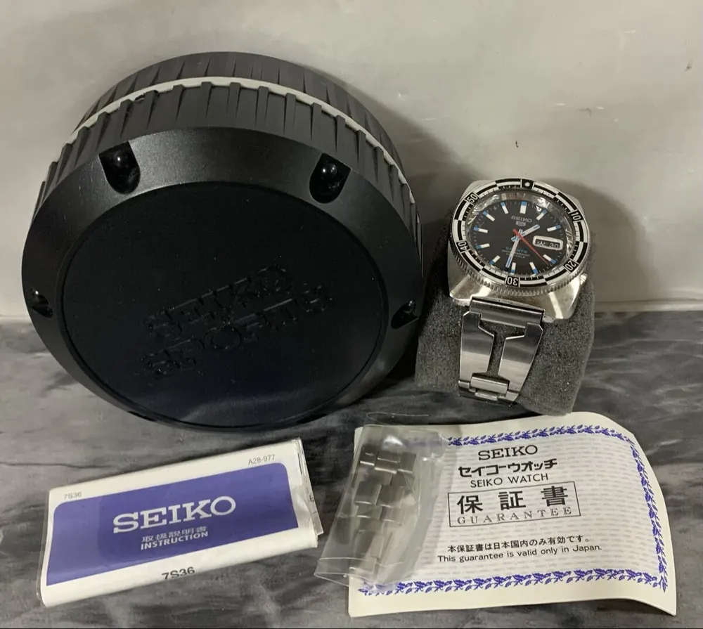 SEIKO 5 SPORTS 7S36-0070 自动上链手表 1日元起拍 成交69000日元_樱花直邮
