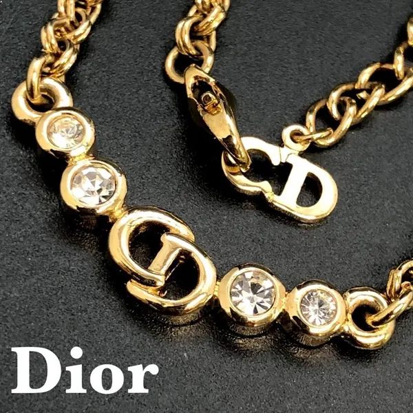 Dior CD标志水钻项链整体图