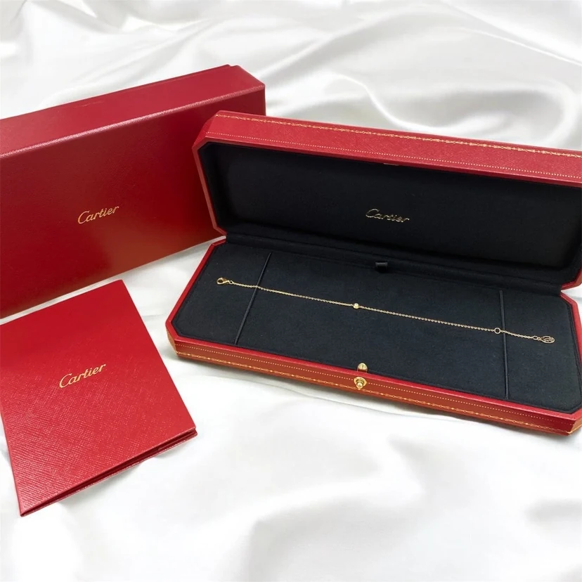 Cartier 卡地亚 Damour 手链 迷你款 K18YG 750 钻石 2025年购入 带保修卡・盒_樱花直邮