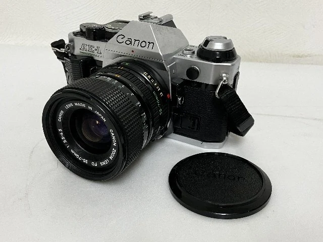 Canon AE-1 PROGRAM 胶片单反相机搭配 FD 35-70mm 镜头 拍卖成交价 3909 日元_樱花直邮