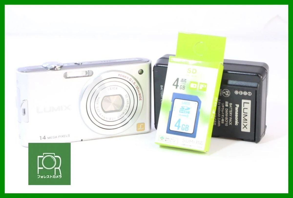 Panasonic LUMIX DMC-FX66 银色 数码相机 成交价 8180 日元_樱花直邮