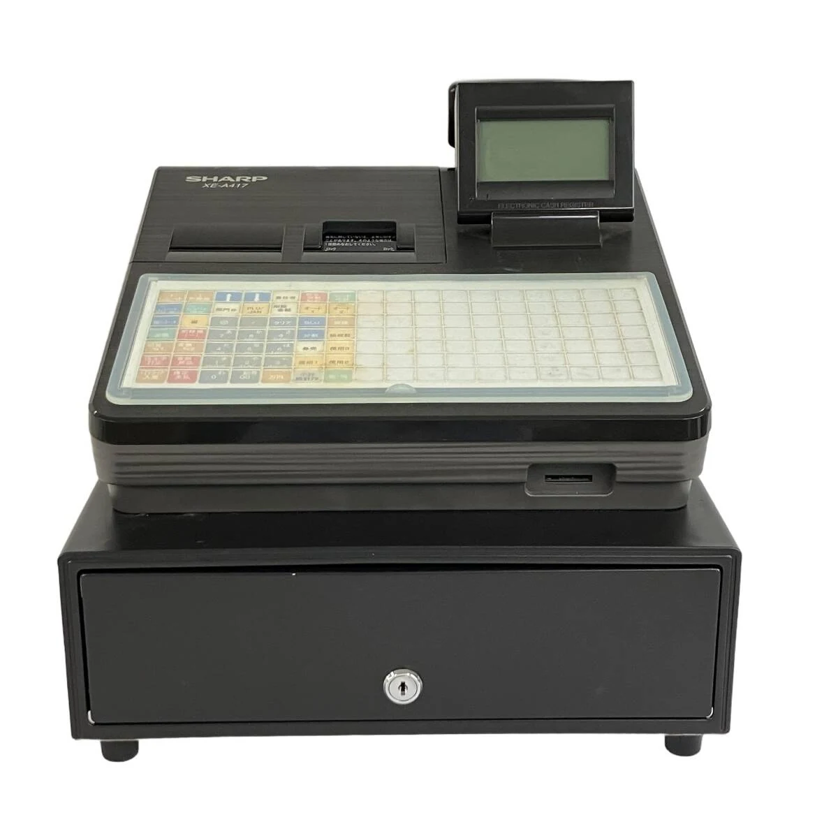 SHARP XE-A417-B 电子收银机中古成交记录|有瑕疵、抽屉钥匙缺失_樱花直邮