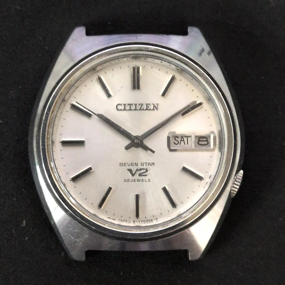 西铁城七星级 V2 4-770188TA 自动机械男表 仅表盘 2300日元成交_樱花直邮