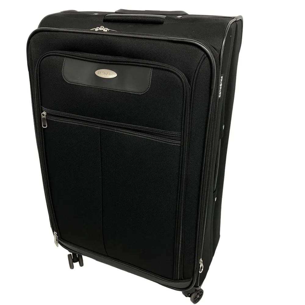 Samsonite 黑色软壳行李箱 美品 中古 成交价 2600 日元_樱花直邮