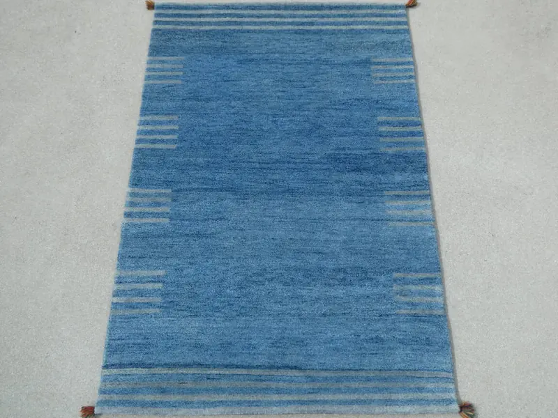 手工织部落风加贝地毯 190×124cm 羊毛材质 成交价 29800 日元_樱花直邮