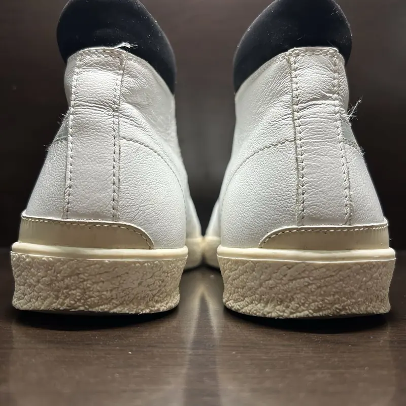 PUMA x RHUDE 高帮运动鞋鞋底与鞋头状态