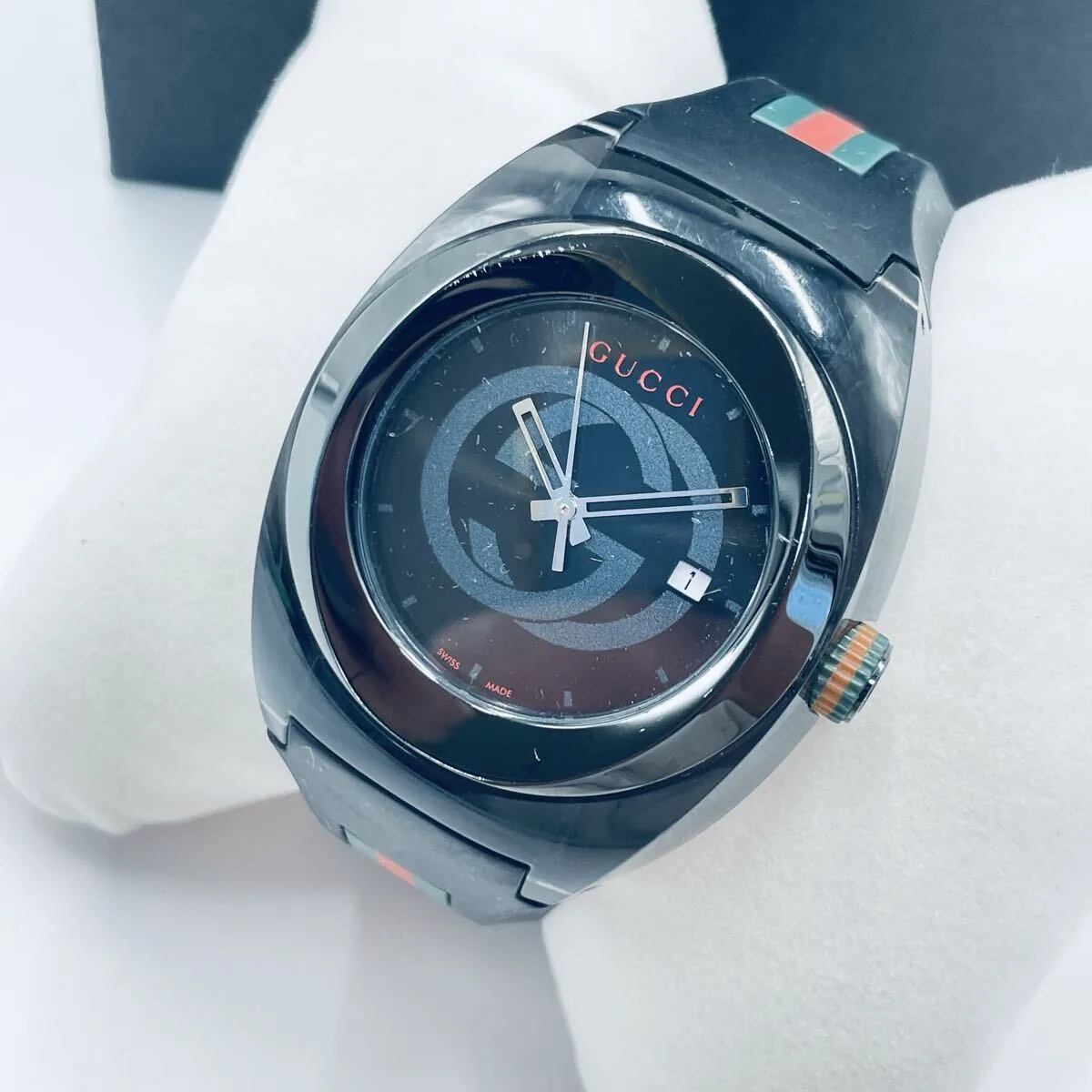 GUCCI SYNC YA137103A 红色石英男士腕表 2022年购入品 成交价 15500 日元_樱花直邮