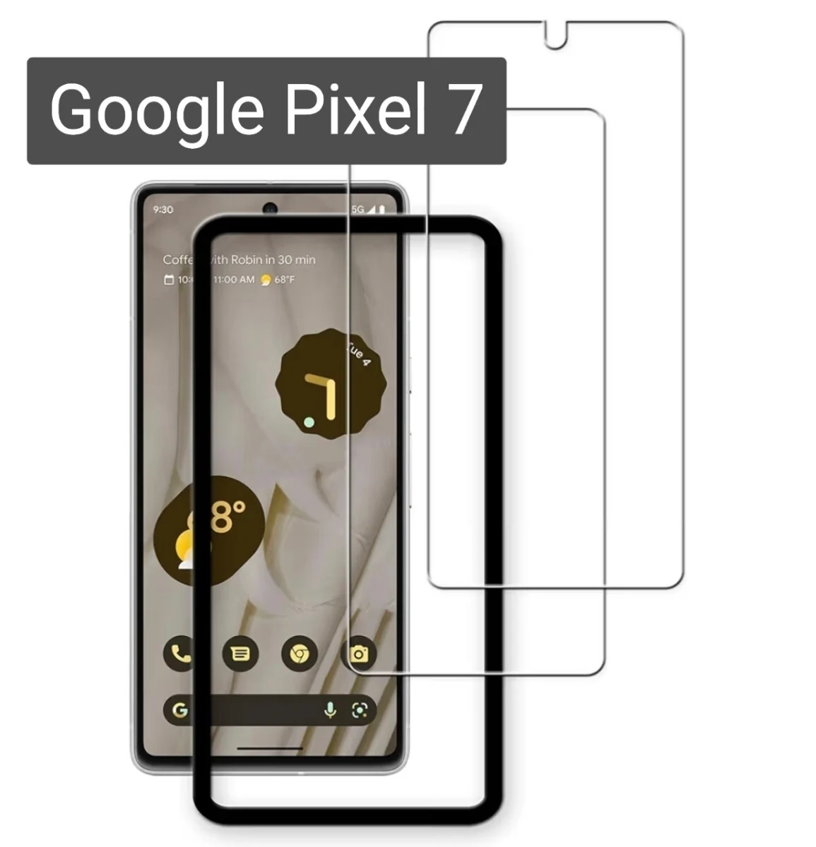 Google Pixel 7 钢化玻璃保护膜套装以 380 日元成交_樱花直邮