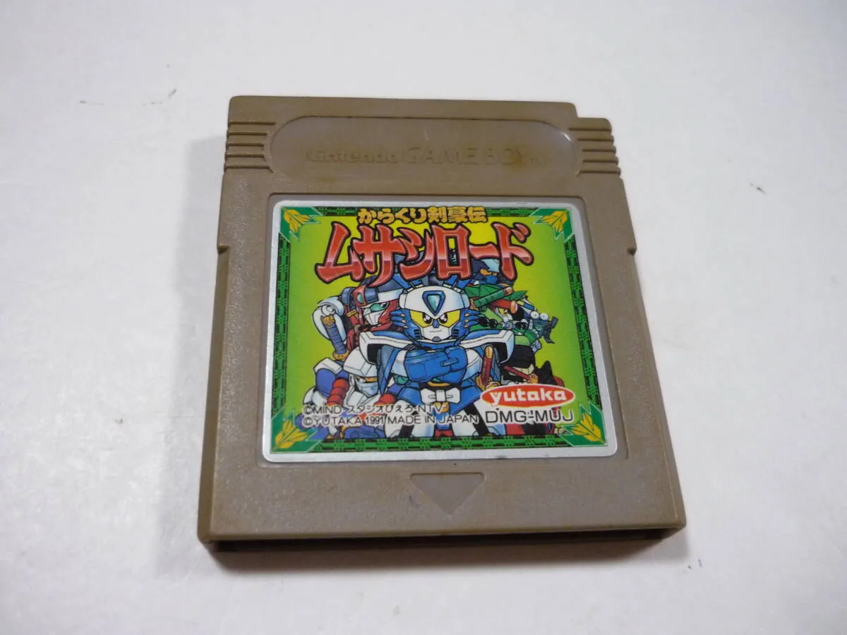 《机关剑豪传 武藏之路》Game Boy 卡带正面外观