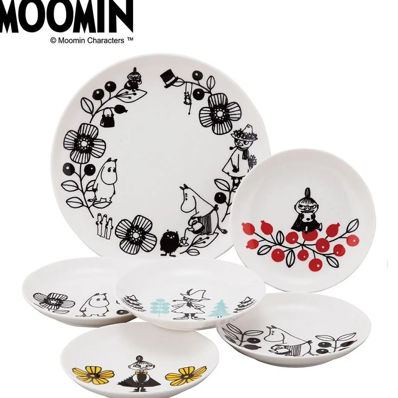 MOOMIN 姆明 莓果盘套装 MM1400-52 六件组以 3010 日元成交_樱花直邮