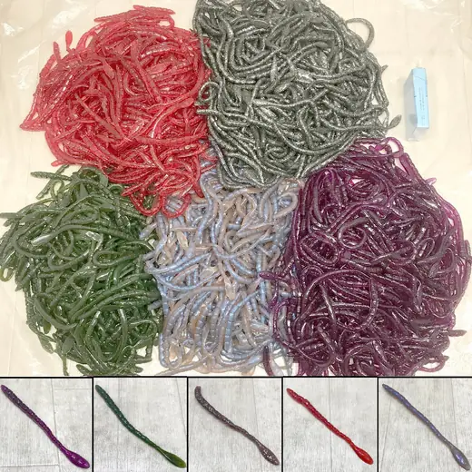 OFT 锦标赛软饵 5色套装整体外观