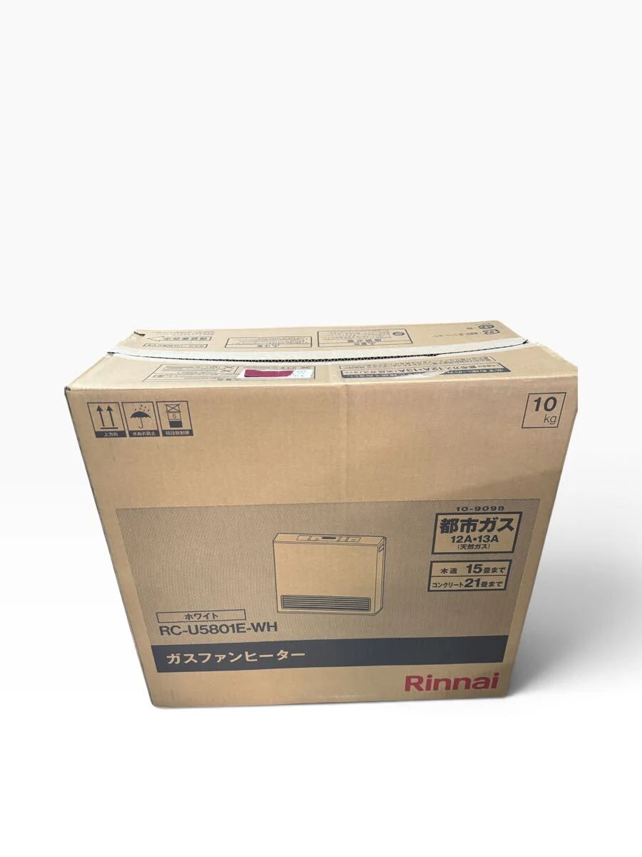Rinnai RC-U5801E-WH 白色燃气暖风机整体外观