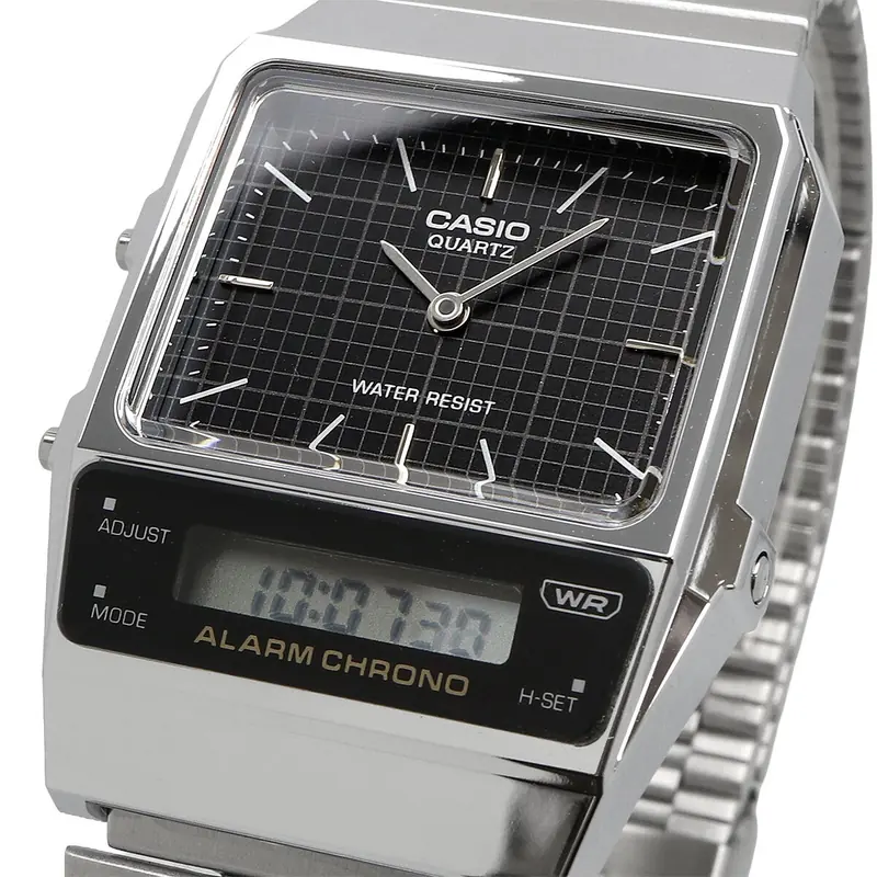 CASIO 卡西欧 AQ-800E-1A 腕表表盘与表带细节