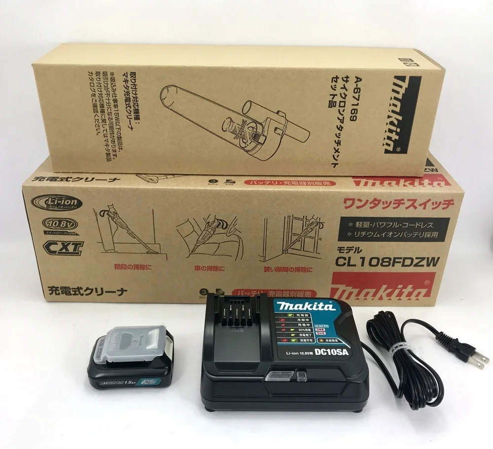 牧田 10.8V 充电式吸尘器本体外观细节参考图