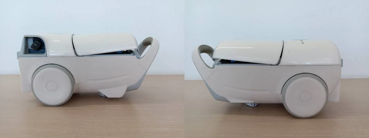 吸尘器吸头与刷子部分特写