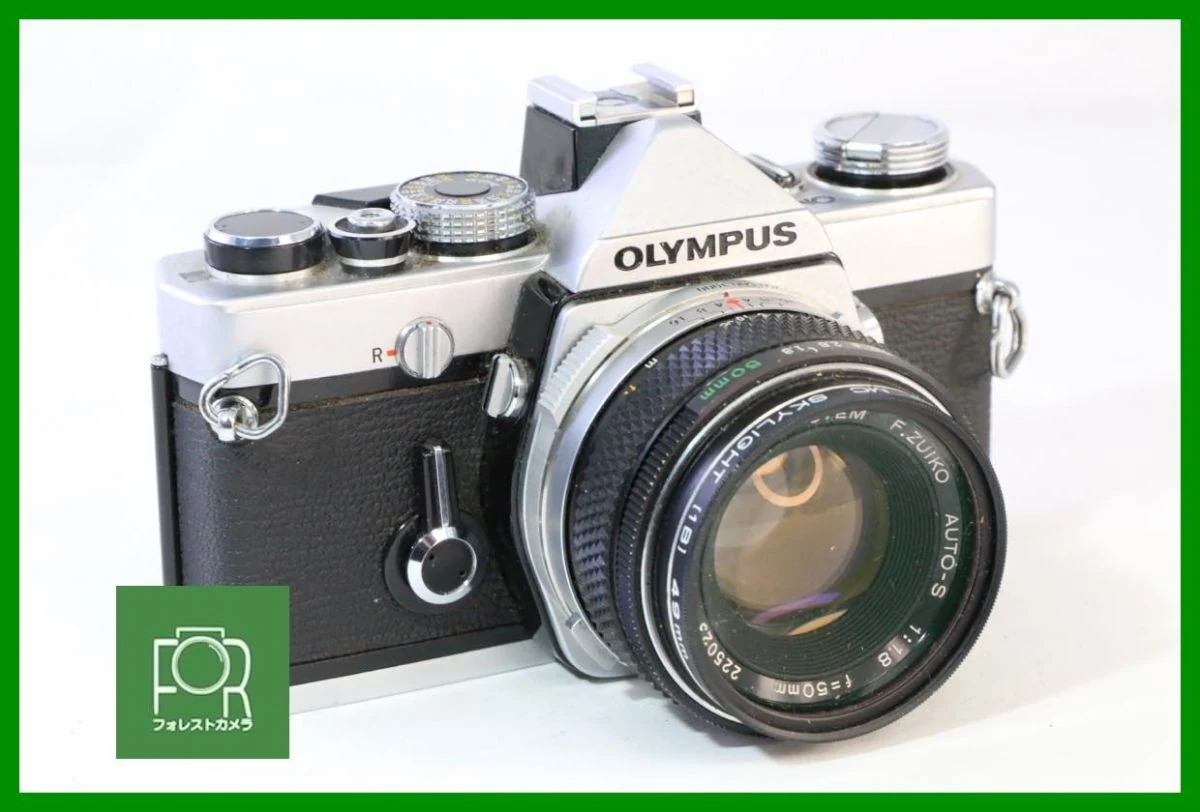 奥林巴斯 OM-1 机身与 F.ZUIKO AUTO-S 50mm F1.8 镜头整体外观