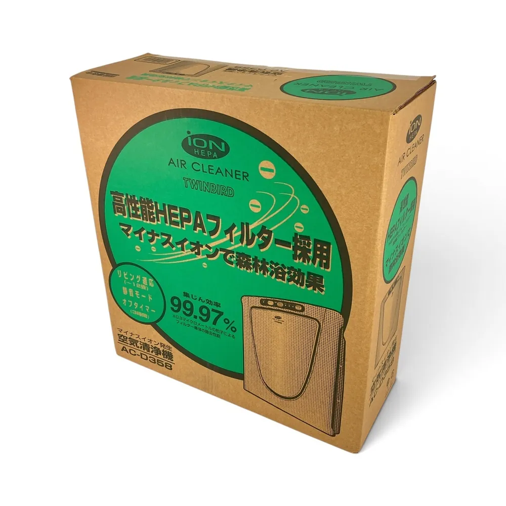 TWINBIRD AC-D358 负离子发生空气净化器整机外观