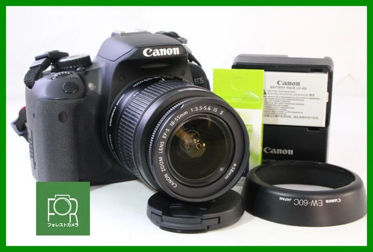 佳能 EOS Kiss X6i 数码单反相机机身与 EF-S 18-55mm 镜头的成交商品图